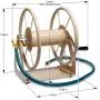 Liberty Garden 703-1 Multi-Purpose Steel Garden Wall/Floor Mount Hose Reel, Tan Liberty Garden 703-1 Multi-Purpose Steel Garden Wall/Floor Mount Hose Reel, Tan