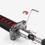 Alician 15cm Universal Samurai Sword Gear Shift Knob Shifter Katana Metal Black+Red Outer red + Inner Black Alician 15cm Universal Samurai Sword Gear Shift Knob Shifter Katana Metal Black+Red Outer red + Inner Black