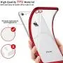 Crystal Clear iPhone SE Case 2020, iPhone 8 Case iPhone 7 Case,Soft TPU Thin Cover Slim Anti-Slippery Anti-Scratches with Metal Luster Corners Edge for iPhone SE/8/7 Shockproof Rubber Cover Case Crystal Clear iPhone SE Case 2020, iPhone 8 Case iPhone 7 Case,Soft TPU Thin Cover Slim Anti-Slippery Anti-Scratches with Metal Luster Corners Edge for iPhone SE/8/7 Shockproof Rubber Cover Case