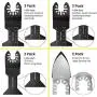 HOTBEST 68 Pcs Universal Wood/Metal Oscillating Multi Tool Saw Blades Accessories Contain Multitool Blades & Sanding Pad/Sheet for Multimaster Porter Cable Black&Decker Bosch Craftsman etc HOTBEST 68 Pcs Universal Wood/Metal Oscillating Multi Tool Saw Blades Accessories Contain Multitool Blades & Sanding Pad/Sheet for Multimaster Porter Cable Black&Decker Bosch Craftsman etc