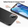 TORRAS Slim Fit Compatible for iPhone 11 Pro Max Case, Ultra Thin Lightweight Silky Smooth Touch Matte Finish Grip Hard Plastic Minimalist Compatible for iPhone 11 ProMax case, Black