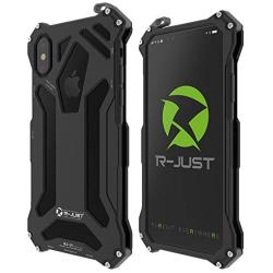 iPhone X Case,Simicoo iPhone XS Aluminum Metal Full-body Rugged Military Shockproof Bumper Heavy Duty Armor Defender Tough Back Case For iPhone XS (Black, iPhone XS 5.8inch)