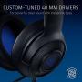 Razer Kraken X Ultralight Gaming Headset: 7.1 Surround Sound - Lightweight Aluminum Frame - Bendable Cardioid Microphone - PC, PS4, PS5, Switch, Xbox One, Xbox Series X & S, Mobile - Black/Blue