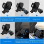 Air Vent Phone Holder for Car,Miracase Universal Vehicle Cell Phone Mount Cradle with Adjustable Clip Compatible with 11 Pro Max/XR/XS Max/XS/X/8/8 Plus/7/7P,Galaxy S10/S10+/S9/Note 9 and More