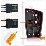 AJP Distributors Replacement Upgrade Rear Brake Stop LED Driving Tail Lights Lamp Driver Passenger Brake Assembly LH RH Set Compatible For Tacoma Pickup Truck 2016 2017 2018 2019 2020 16 17 18 19 20