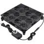 GDSTIME Rounter TV Box Cooling Fan with Speed Control, 182CFM Big Airflow Cooling for ASUS GT/RT-AC5300, Router TV Box Cooling Frame GDSTIME Rounter TV Box Cooling Fan with Speed Control, 182CFM Big Airflow Cooling for ASUS GT/RT-AC5300, Router TV Box Cooling Frame