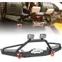 Dilwe RC Front Bumper, Metal RC Front Bumper with LED Light Upgrade Spare Part Compatible with Axial SCX10 II 90046 RC Models Dilwe RC Front Bumper, Metal RC Front Bumper with LED Light Upgrade Spare Part Compatible with Axial SCX10 II 90046 RC Models