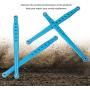 Dilwe RC Spare Parts, Front and Rear Metal Rods for 1/10 Remote Control Car Climbing Car AXIAL SCX10 4WD RC Cars Upgraded Hop up Parts