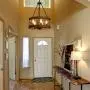LALUZ Farmhouse Chandelier for Dining Room, 5-Light Rustic Chandelier for Kitchen Island, Entryway