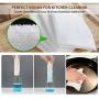 Herda Cast Iron Skillet Cleaner - Upgraded Chainmail Scrubber Set with Bamboo Fiber Cloth, 316 Stainless Steel 3D Chain Metal Scraper Scrub Brush for Cast Iron Pan Pot Accessories Cleaning Kit (Green)