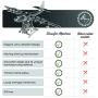 Model Airplane Kit with Tool kit- DIY Scale Model - 3D Model kit Heavenly Hercules - Moving Wind-Up Airplane Model | 3D Puzzle for Adults - Metal DIY Kit | Metal Model Collectible | DIY Construction