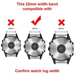 LDFAS Titanium Band Compatible Fenix 6 Pro/5 Plus Band, 22mm Titanium Metal Quick Release Easy Fit Watch Strap Compatible for Garmin Fenix 5 Plus 6 Pro/Forerunner 935/945 Smartwatch, Black Update