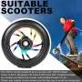 100mm Scooter Wheels - Pro Scooter Wheels 100mm Pair - Neo Oil Slick 100mm Metal Scooter Wheels Replacement - Pro Scooter Wheels 100mm - Bearings Installed - Scooter Wheels for Kids 100mm Scooter Wheels - Pro Scooter Wheels 100mm Pair - Neo Oil Slick 100mm Metal Scooter Wheels Replacement - Pro Scooter Wheels 100mm - Bearings Installed - Scooter Wheels for Kids