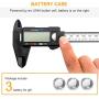 Digital Caliper, Sangabery 0-6 inches Caliper with Large LCD Screen, Auto - Off Feature, Inch and Millimeter Conversion Measuring Tool, Perfect for Household/DIY Measurment, etc