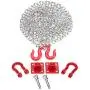 Zouminy Tow Hook Trailer Chain U Shaped Rescue Assemble Parts for RC Climbing Crawler Car Zouminy Tow Hook Trailer Chain U Shaped Rescue Assemble Parts for RC Climbing Crawler Car