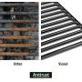 VICOOL 16 7/8'' Polished Porcelain Cast Iron Grill Grate Cooking Grid Replacement for Charbroil 463436213, 463436214, 463436215, 463420508, 463420509, 463441312, 463441514 Gas Grills, 3-Pack, (HyG876C)