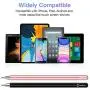 Stylus for iPad (2 Pcs), StylusHome Magnetic Disc Universal Stylus Pens Touch Screens for Apple/iPhone/Ipad pro/Mini/Air/Android/Microsoft/Surface All Capacitive Touch Screens - Black/Rose Gold
