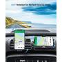[2021 Upgraded] Diaclara Phone Holder for Car, Car Vent Phone Mount with Metal Clip, Press Design for Easy Clamp/Release, Ultra Stable Car Phone Holder Compatible with All iPhone/Android Cellphone