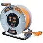 Masterplug Heavy Duty Metal Cord Reel with 4-120V 15amp Integrated Outlets and 12 Gauge High Visibility Cord (100ft) Masterplug Heavy Duty Metal Cord Reel with 4-120V 15amp Integrated Outlets and 12 Gauge High Visibility Cord (100ft)