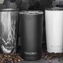 Sipworks Stainless Steel Coffee Tumbler: Double-Wall Vacuum Insulated Spill-proof Travel Mug Metal Coffee Cup with Lid, 20-Ounce Gray Marble