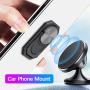 (2 Pack) ZIYE Phone Ring Holder Finger Kickstand, 360° Rotation Metal Ring Grip Holder for Magnetic Car Mount Compatible with All Smartphone (Black&White)