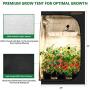 Spider Farmer Grow Tent Kit Complete, SF-2000 LED Grow Light Compatible with Samsung LM301B Diodes & MeanWell Driver, 2x4 Grow Tent 4 Inch Inline Fan Filter Combo Set Indoor Growing System Room Kit