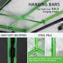 VIVOSUN 2-in-1 48”x36”x72” Mylar Reflective Grow Tent for Indoor Hydroponic Growing System