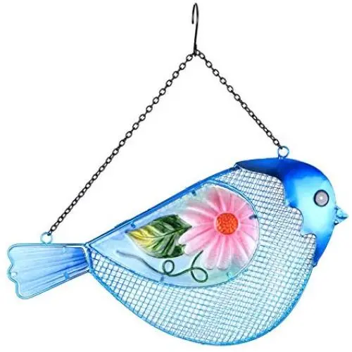 Wild Bird Feeder Hanging Birdie Metal Hummingbird Birdfeeder 16 Inch Outdoor Patio Garden Decor Wild Bird Feeder Hanging Birdie Metal Hummingbird Birdfeeder 16 Inch Outdoor Patio Garden Decor