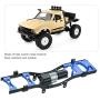 Alomejor RC Car Frame RC Body Chassis Frame Kit Metal Car Wheelbase Parts for Remote Control Model Car Upgrade