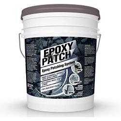 3 Part EPOXY Mortar Patching System - Contains Resin, Hardener & Aggregate. Fills Cracks, Holes, Pits & More! Bonds to Concrete, Asphalt, Wood & Metal. (50 lb Pail)