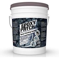 3 Part EPOXY Mortar Patching System - Contains Resin, Hardener & Aggregate. Fills Cracks, Holes, Pits & More! Bonds to Concrete, Asphalt, Wood & Metal. (50 lb Pail)