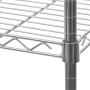 Seville Classics 5-Tier Steel Wire Shelving with Wheels, 30'' W x 14'' D x 60'' H, Plated Steel