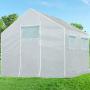 Quictent 10x9x8 ft Portable Tunnel Greenhouse for Outdoors 2 Zipper Mesh Doors Large Walk-in Garden Plant Greenhouse with 12 Stakes