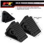 Performance Tool W41001 All Weather, Oil Resistant Solid Rubber Wheel Chock