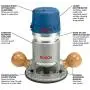 Bosch 1617EVS 2.25 HP Electronic Fixed-Base Router