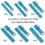 GadgetWraps 14mm Silicone Watch Band Strap with Quick Release Pins – Compatible with Pebble, Fossil, Skagen, Wristology - 14mm Quick Release Watch Band (Aqua Blue, 14mm)