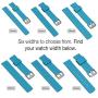 GadgetWraps 14mm Silicone Watch Band Strap with Quick Release Pins – Compatible with Pebble, Fossil, Skagen, Wristology - 14mm Quick Release Watch Band (Aqua Blue, 14mm)