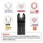 Oscillating Saw Blades 25 PC Metal Wood Multitool Blades Quick Release Cutting Blade Fit Dewalt Milwaukee Dremel Chicago Rockwell Fein Bosch Multimaster Makita Oscillating Saw Blades 25 PC Metal Wood Multitool Blades Quick Release Cutting Blade Fit Dewalt Milwaukee Dremel Chicago Rockwell Fein Bosch Multimaster Makita