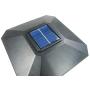 iGlow 12 Pack Black Outdoor Garden 6 x 6 Solar SMD LED Post Deck Cap Square Fence Light Landscape Lamp PVC Vinyl Wood