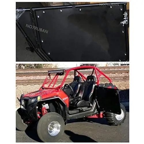 NO7RUBAN Metal Doors Fits for Polaris 2008-2014 RZR 800/800 S/ 570/XP 900 Pair NO7RUBAN Metal Doors Fits for Polaris 2008-2014 RZR 800/800 S/ 570/XP 900 Pair