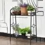 Giantex Plant Stand Flower Pot Rack 2 Tier Metal Flower Pot Rack Heavy Duty Plant Display Holder Decor Giantex Plant Stand Flower Pot Rack 2 Tier Metal Flower Pot Rack Heavy Duty Plant Display Holder Decor