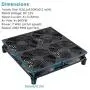 GDSTIME Rounter TV Box Cooling Fan with Speed Control, 182CFM Big Airflow Cooling for ASUS GT/RT-AC5300, Router TV Box Cooling Frame GDSTIME Rounter TV Box Cooling Fan with Speed Control, 182CFM Big Airflow Cooling for ASUS GT/RT-AC5300, Router TV Box Cooling Frame