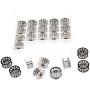 LIGONG 25 Pieces Metal Sewing Machine Bobbins with Storage Case