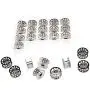 LIGONG 25 Pieces Metal Sewing Machine Bobbins with Storage Case LIGONG 25 Pieces Metal Sewing Machine Bobbins with Storage Case