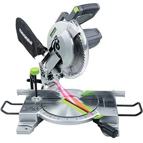 Genesis GMS1015LC 15-Amp 10-Inch Compound Miter Saw with Laser Guide and 9 Positive Miter Stops Genesis GMS1015LC 15-Amp 10-Inch Compound Miter Saw with Laser Guide and 9 Positive Miter Stops