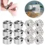 Metal Bobbin, Bobbin Replacement, Multi‑Function Easy to Install Bobbins Replacement Parts for Household Embroidery Metal Bobbin, Bobbin Replacement, Multi‑Function Easy to Install Bobbins Replacement Parts for Household Embroidery