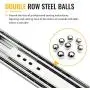 AOLISHENG Heavy Duty Drawer Slides 24 Inch with Lock Full Extension Ball Bearing Drawer Side Heavy Duty Drawer Side 450 lb Load Capacity 1 Pair AOLISHENG Heavy Duty Drawer Slides 24 Inch with Lock Full Extension Ball Bearing Drawer Side Heavy Duty Drawer Side 450 lb Load Capacity 1 Pair