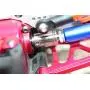 GPM for Traxxas Slash 4X4 / Slash 4X4 LCG / Slash 2WD F-150 / Stampede 4X4 VXL Upgrade Parts Stainless Steel 304 + Aluminum Rear CVD Drive Shaft with Steel Wheel Hex - 1Pr Set Red