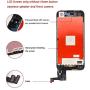 Screen Replacement for iPhone 8 Black Touch Screen LCD Digitizer Replacement Frame Display Assembly Set with Repair Tool Kit(iPhone 8, Black)