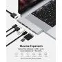 Purgo USB C Hub Adapter Dock for MacBook Air M1 2020-2018 and MacBook Pro M1 2020-2016, with 4K HDMI, 100W PD, 40Gbps TB3 5K@60Hz, USB-C, 2 USB 3.0 and SD/Micro Card Readers (Silver) Purgo USB C Hub Adapter Dock for MacBook Air M1 2020-2018 and MacBook Pro M1 2020-2016, with 4K HDMI, 100W PD, 40Gbps TB3 5K@60Hz, USB-C, 2 USB 3.0 and SD/Micro Card Readers (Silver)